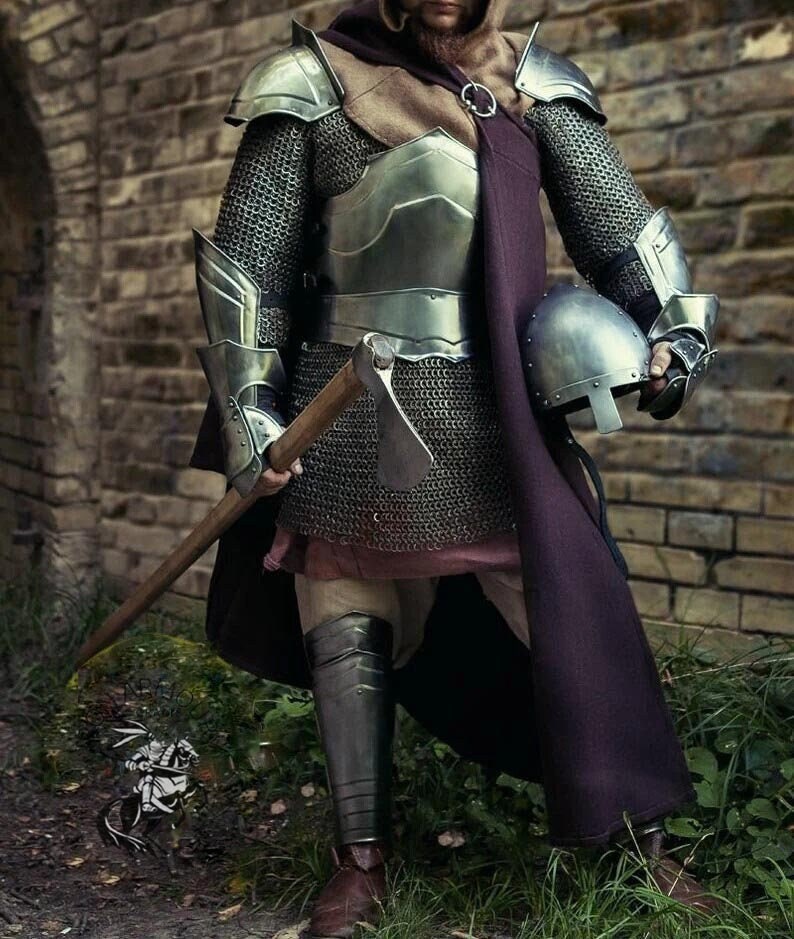 Medieval Dwarven Armor Larp Armour Cosplay Armor Sca Armor Etsy