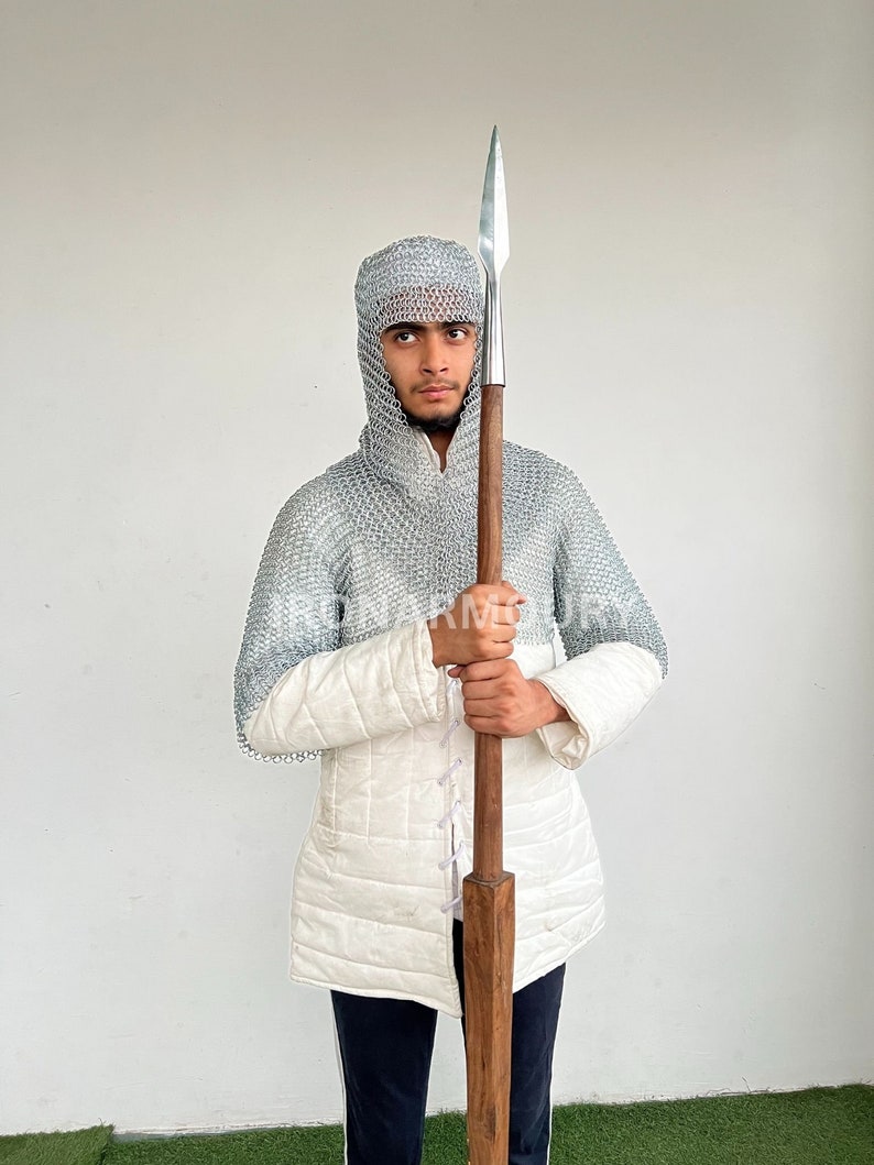 Medieval Chainmail Armor Larp Armor Cosplay Armor Sca Etsy