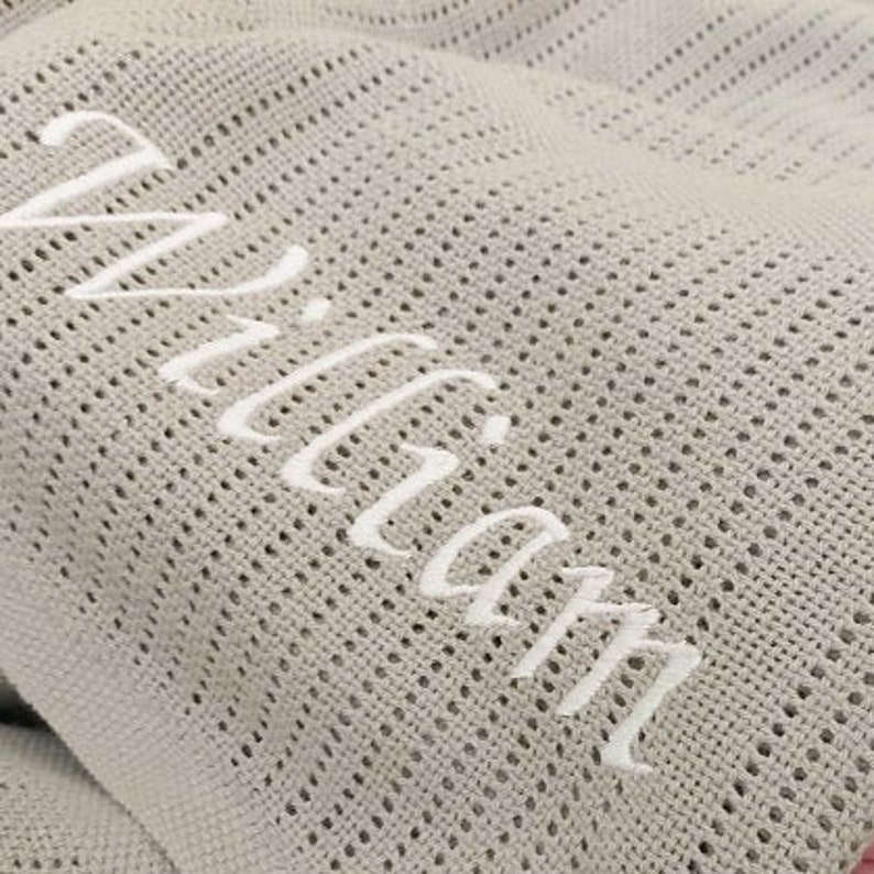 Personalised baby cellular blanket Etsy
