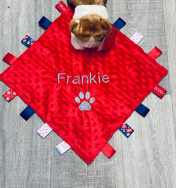 Puppy tag blanket hotsell