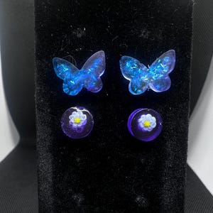 Purple Garden Stud Set