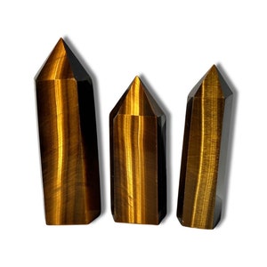 Tiger’s Eye Tower, Tiger’s Eye Crystal, Tiger’s Eye Points, Gold Tiger’s eye, Yellow tigers eye, Natural Tiger’s eye, Tiger’s eye