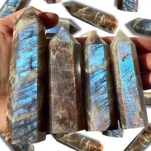 Moonstone Tower, Sunstone point, moonstone point, Moonstone Tower, Sunstone Tower, Moonstone Crystal, Sunstone crystal, Flashy moonstone