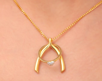 Collier porte-bague en triangle, collier chaîne cubaine, porte-bague en triangle, pendentif pour homme, femme, collier, cadeau de Noël