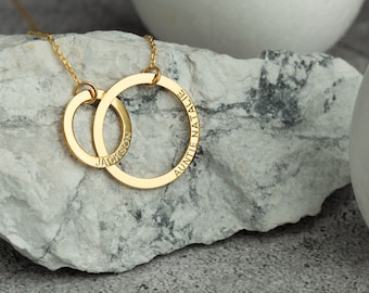 Tante ketting, tante voor cadeau sieraden, Sterling zilveren tante en neef ketting, gouden tante ketting, moeder dagen tante cadeau, Rose goud