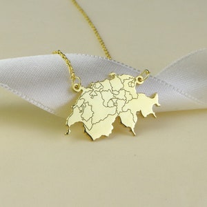 Collier personnalisé avec carte de pays, pendentif de pays en argent, carte des États-Unis, carte de tous les pays, collier pour amoureux du pays, bijoux de voyage
