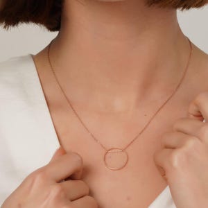 Hidden Inner Message Necklace Engraved Ring Pendant Message Ring Necklace Wedding Anniversary Gift Partner Pair Necklace Perfect Gift Her