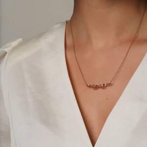 DNA Science Molecule Necklace Double Helix Pendant Mothers Day Gifts For Her Mom Doctor Gifts Science Gifts Rose Gold Gold Silver Plated image 5