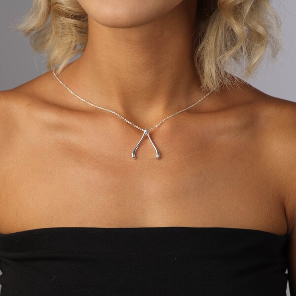 Wishbone ring necklace Clearance