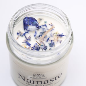 Namaste Candle, Namaste Gifts, Yoga Gifts, Yogi Gifts, Relaxation Gift, Meditation Gift, Aromatherapy Namaste Candle, Namaste Scented Candle