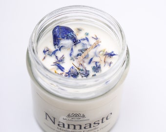 Namaste Candle, Namaste Gifts, Yoga Gifts, Yogi Gifts, Relaxation Gift, Meditation Gift, Aromatherapy Namaste Candle, Namaste Scented Candle