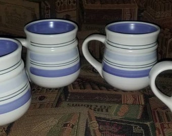 Set of 4 Pfaltzgraff Rio Coffee Cups