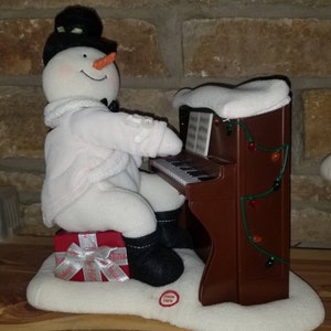 Hallmark Piano Snowman - Etsy