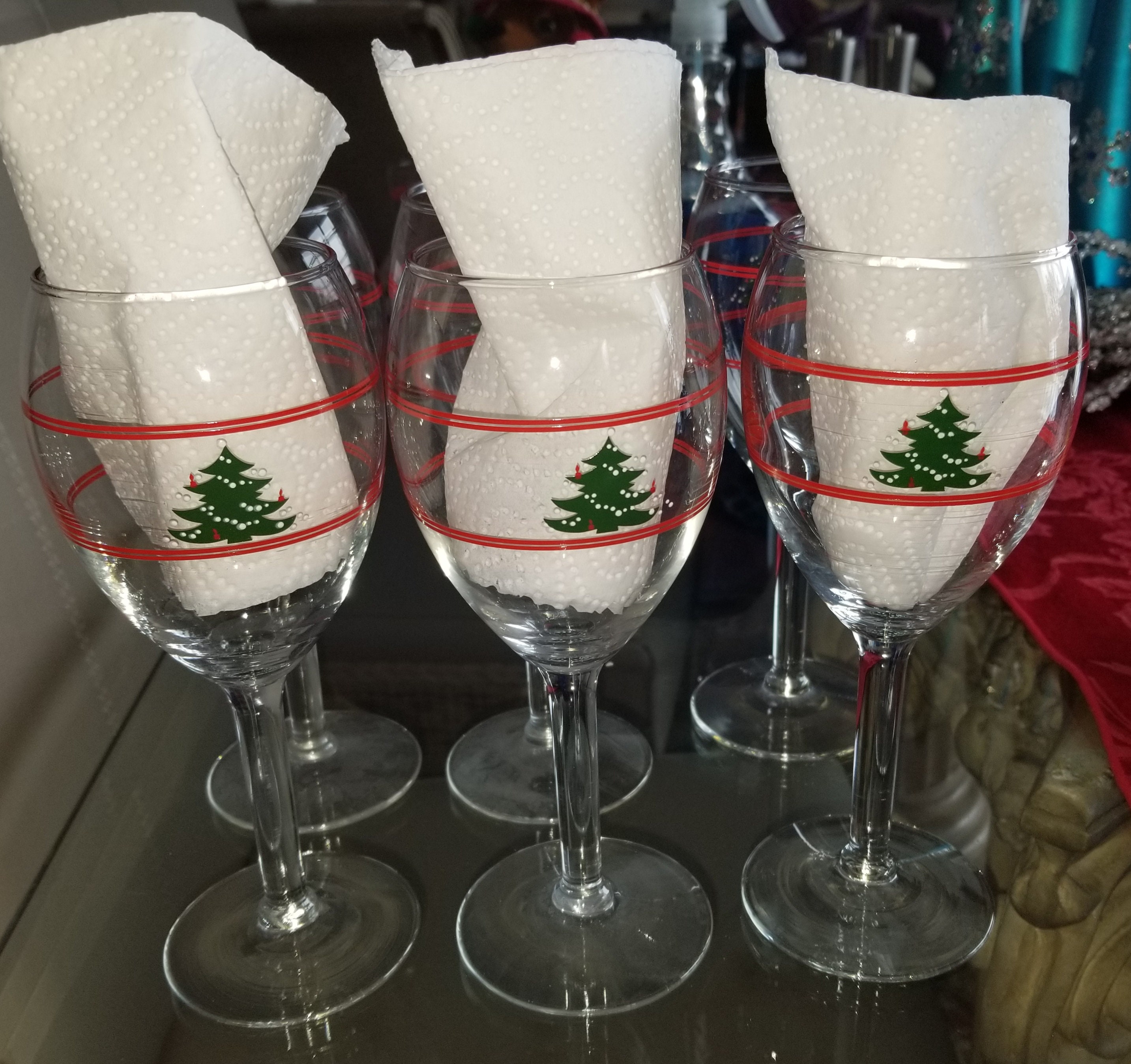 Waechtersbach christmas wine glasses Clearance
