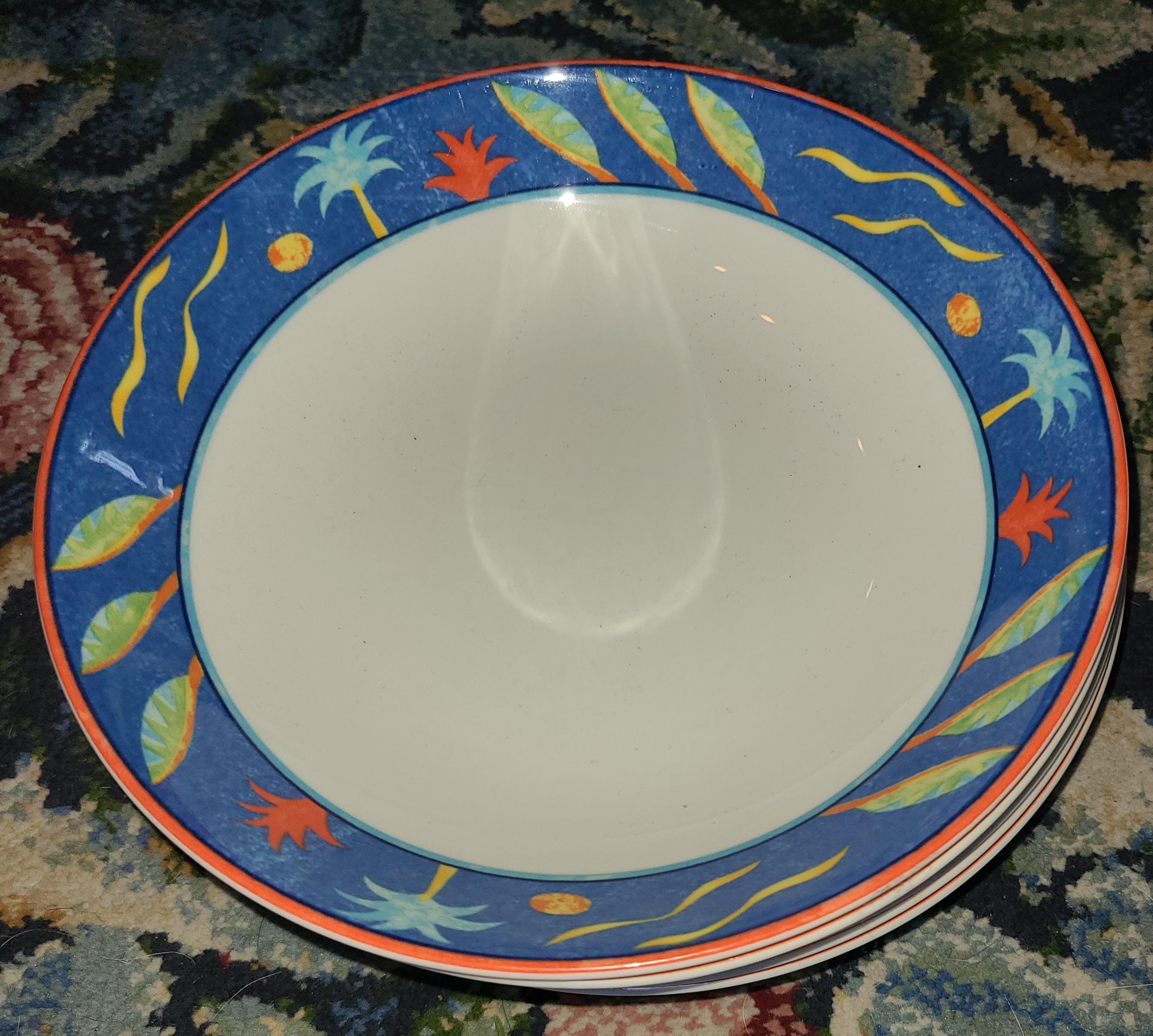 Set of 6 Christopher Stuart Barbados Pasta / Soup / Salad Bowls