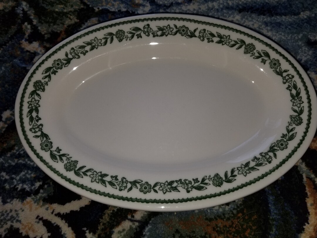 Set of 3 Buffalo China Restaurant Ware Oval Plates Platters W Etsy