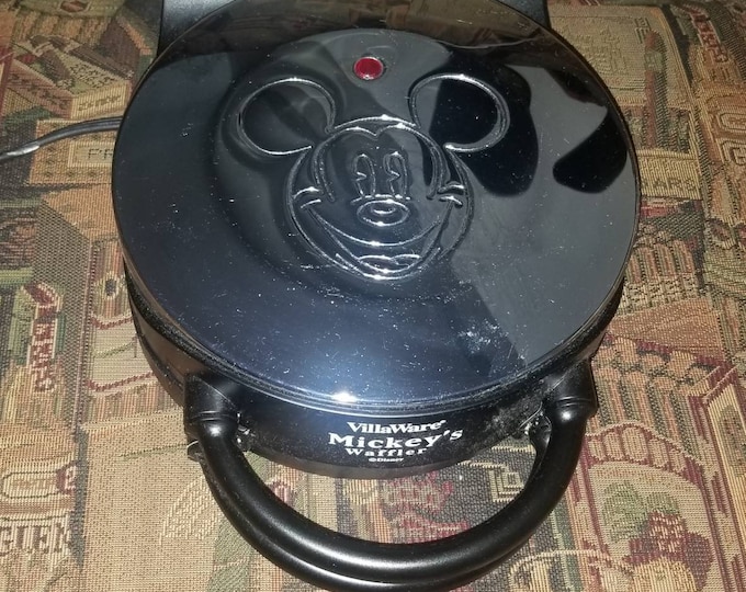 Villaware Disney Mickey's Mouse Waffler Waffle Iron Baker Etsy