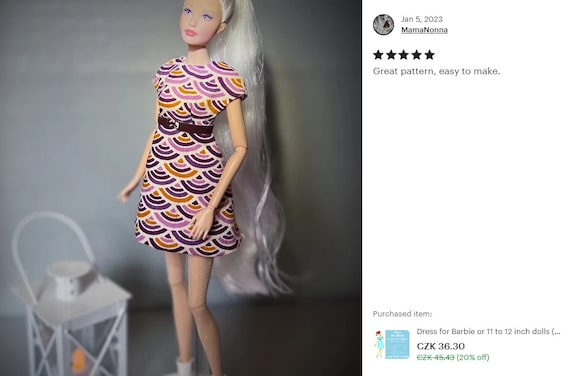 Easy barbie best sale dress