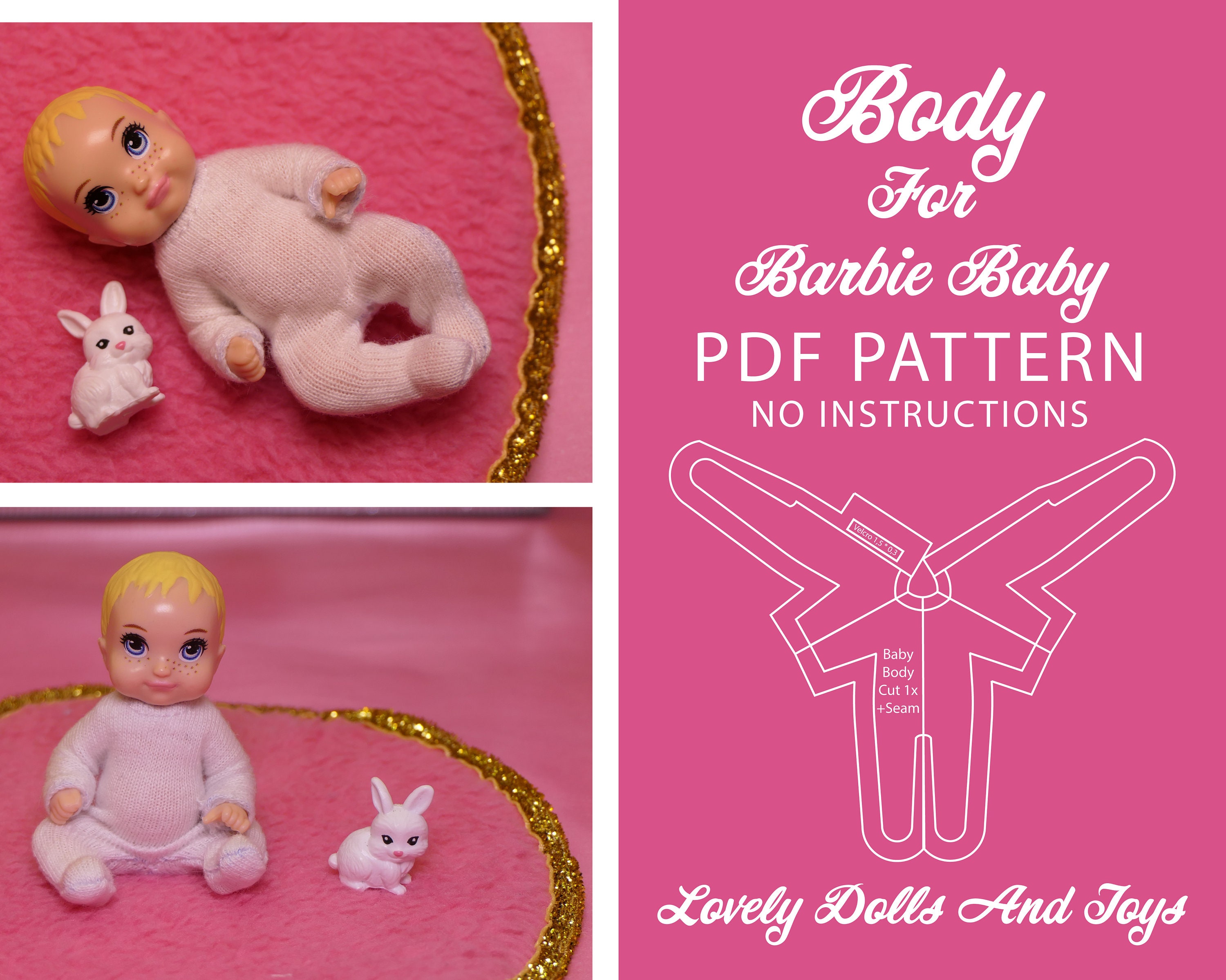 Frustrerend Zee Lima Barbie Baby - Etsy