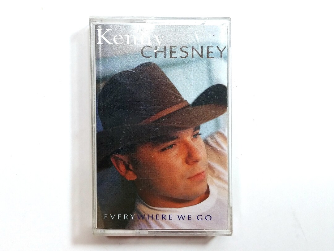 Kenny chesney everywhere we go cassette etsy