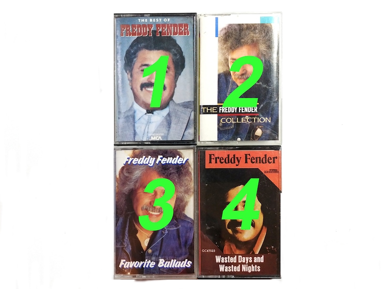 Freddy Fender, Various Album Titles, Cassette image 6