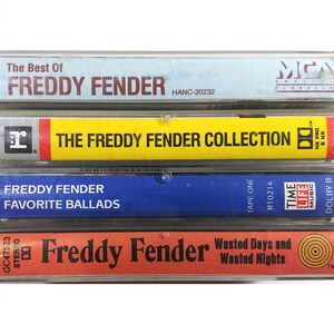 Freddy Fender, Various Album Titles, Cassette image 3