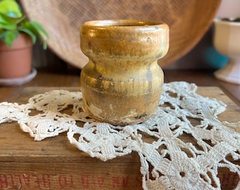 Small Handmade Stone Pottery Vase