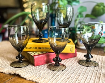 Mid Century Carlo Moretti Venetian Wine Glasses * READ DESCRIPTION!*