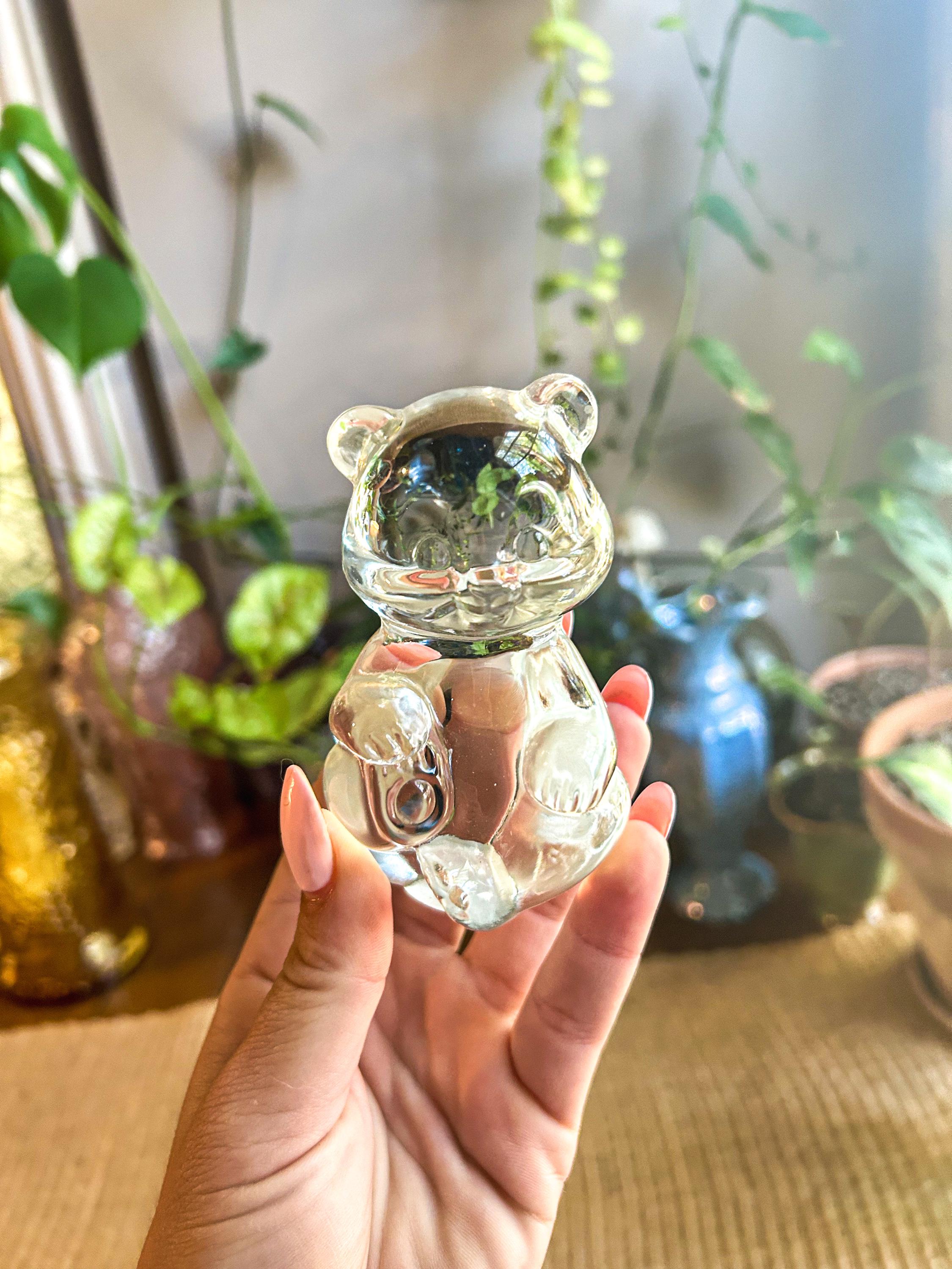 Vintage Fenton Glass Bear Paperweight Figurine Etsy