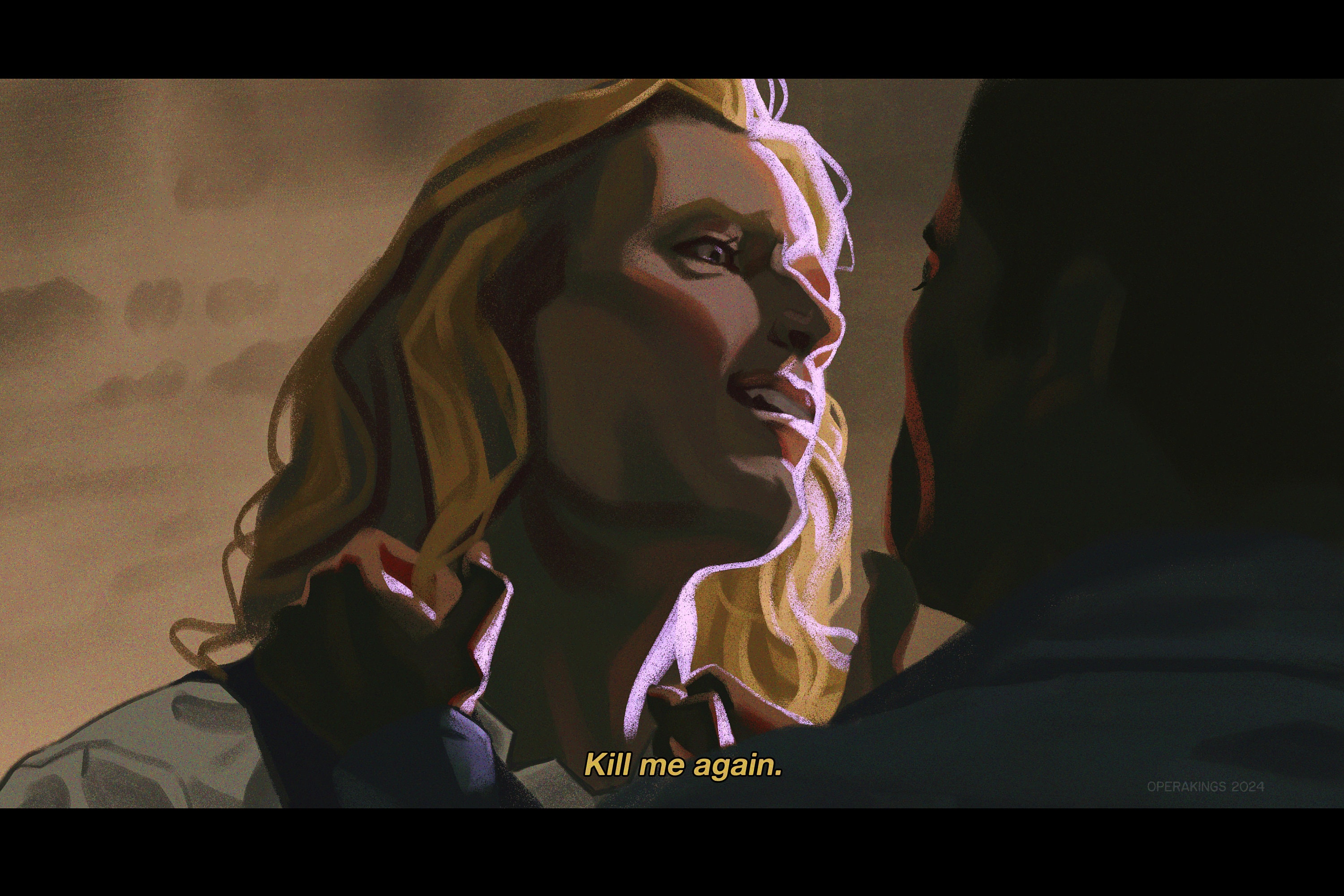 interview with the vampire - louis lestat hallucination print