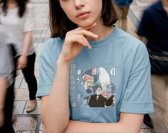 Lost in Translation Romantic Drama Film Unisex T-shirt | Bill Murray Scarlett Johansson Movie Merch