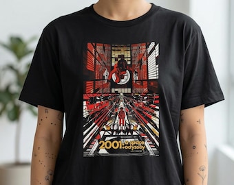2001: Space Odyssey Sci-Fi Film T-Shirt | Stanley Kubrick Movie Merch