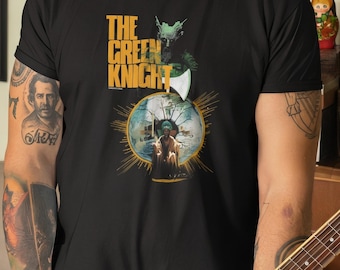 The Green Knight Dark Fantasy Adventure Film Unisex T-Shirt | David Lowery Dev Patel Movie Merch