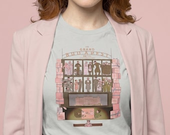 The Grand Budapest Hotel Comedy-drama Film T-Shirt | Wes Anderson Movie Merch