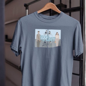 Camiseta unisex PREMIUM de la película de comedia romántica 500 días de verano de Marc Webb, Joseph Gordon-Levitt y Zooey Deschanel