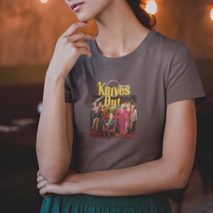 Knives Out Daniel Craig Ana De Armas Mystery Movie Merch Classic Unisex T-shirt