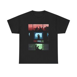 Punch-Drunk Love Romantic Comedy Drama Film T-shirt | Adam Sandler Movie Merch Black