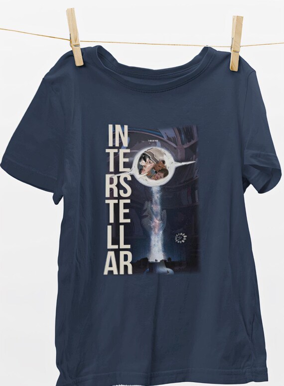T-shirt Graphique Interstellar Space – Neuf Avec étiquettes, Coupe Unisexe, Coton
