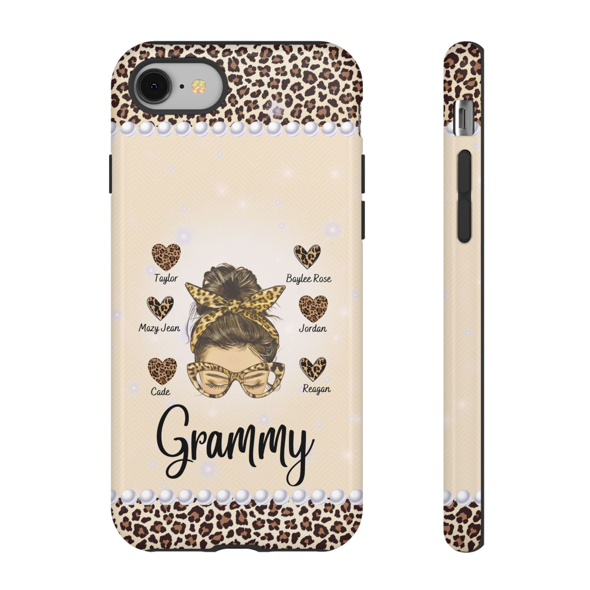 Grandchildren Names On IPhone Case - Australia