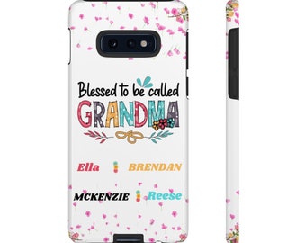 Custom Grandma Floral Phone Case: Personalized Protective Cover
