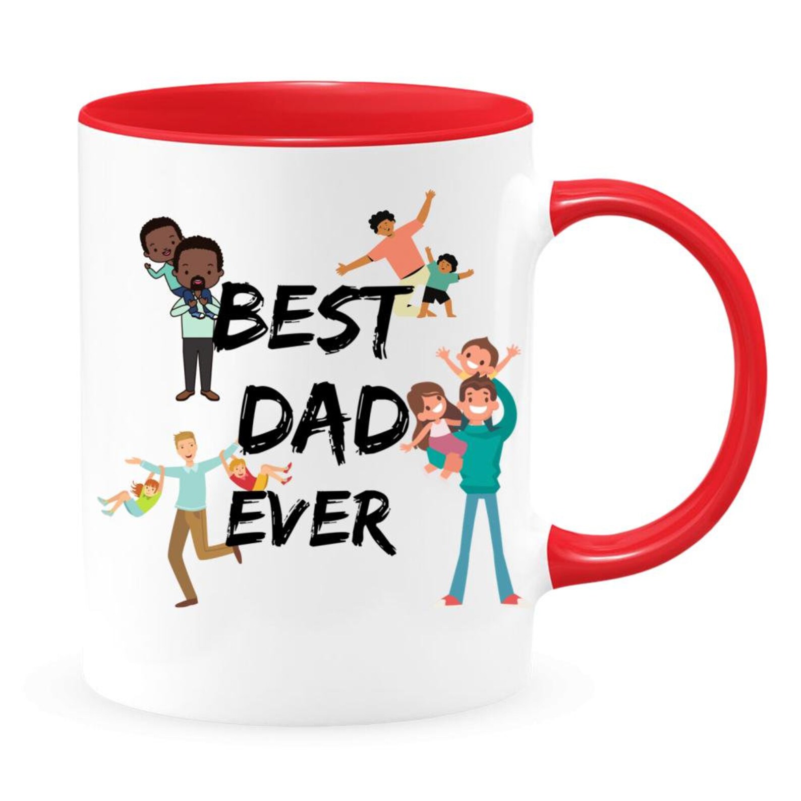 Best Dad Ever Fathers Day Gift Mug Gift for Dad Coffee Etsy