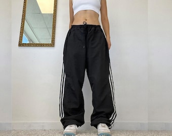 adidas track pants baggy