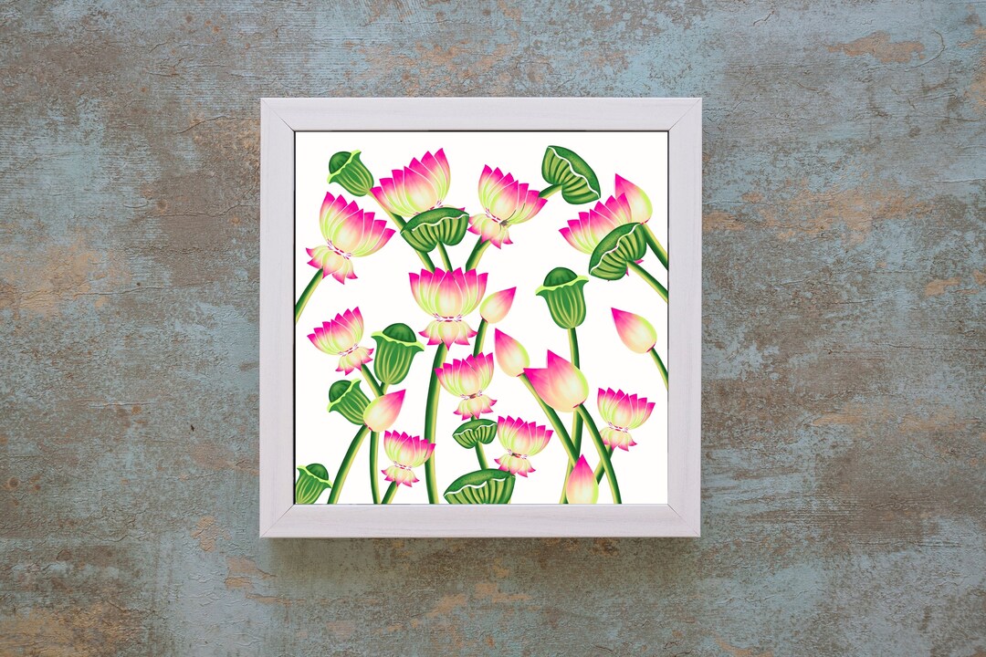 Printable Lotus Pichwai Indian - Il 1080xN.4538682328 1j4g 