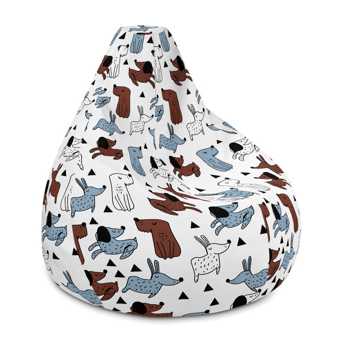 Dog pattern bean bag cover animal loverbean bag chair cover Etsy