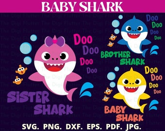 Download Baby Shark Svg File Etsy