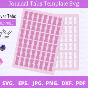 Tabs stickers, Tabs template, Tabs printable, Tabs divider, Tabs svg, Tabs png, Tabs clip art, Tabs svg png, Folder tabs, Journal tabs svg