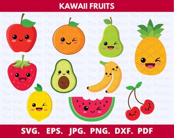 Fruits Clip Art Fruits Png Fruits Clipart Kawaii Fruits - Etsy Fruits Clip Art Fruits Png Fruits Clipart Kawaii Fruits - Etsy