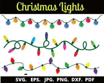 Merry Christmas Lights Cricut, Christmas Lights Stickers, Merry Christmas Lights Svg, Christmas Lights Clipart, Christmas Lights Cricut, Png