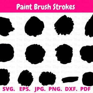 Pinselstrich svg png, Pinsel svg, Pinselstrich svg, Splatter svg, Pinselstrich svg png, Bundle handgezeichnete svg png, Cricut