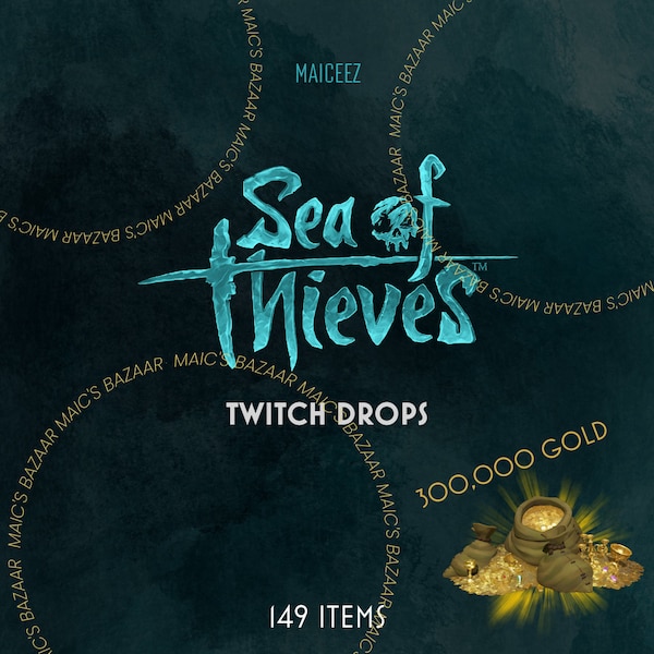 Sea Of thieves 149 Items (300k Gold)  Phoenix/EWR/EWS/RMS  New Drops 2022-2023